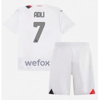 Camisa de time de futebol AC Milan Yacine Adli #7 Replicas 2º Equipamento Infantil 2023-24 Manga Curta (+ Calças curtas)